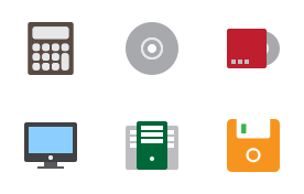 Devices icon set