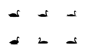Duck icon set