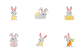 Easter Bunny Icons