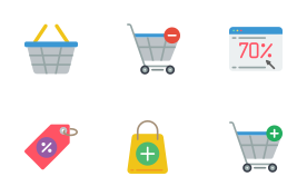 Ecommerce and Marketing Icons Set