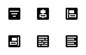 Editor UI icon set