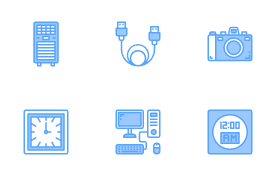 Electronic Device icon set