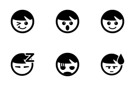 Emoticons Emoji icon set