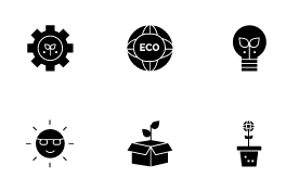 Environment and Eco icon set