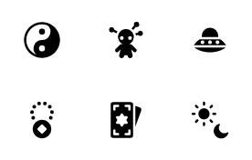 Esoteric and Superstition icon set
