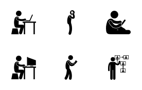 Evolution icon set