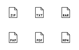 File Formats Icons