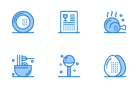 Food and Drinks icon set