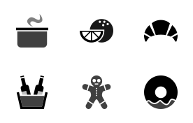 Food Meal icon set