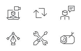 Geometric UI Icons