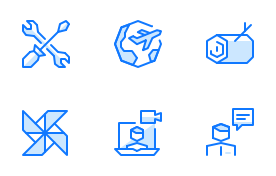 Geometric UI Icons