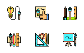 Graphic Designs icon set
