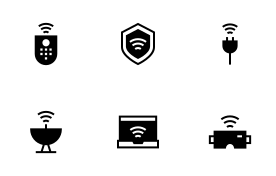 Internet of things icon set