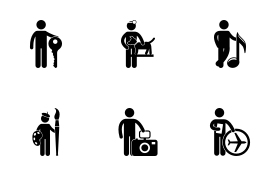 Jobs icon set