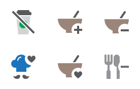 kitchen icon set
