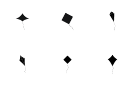 kite icon set
