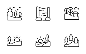 Landscape glyph V.2