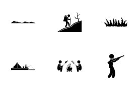 Leisure Activities icon set