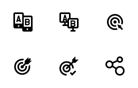 Marketing and Sales icon set