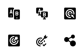 Marketing and Sales icon set