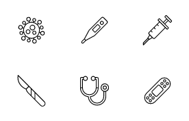 Medical icon set