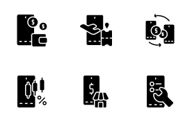 Mobile apps glyph V.2