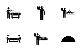 Mover Moving Services icon set