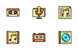 Music and Sound icon set