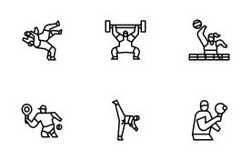 Olympic icons set