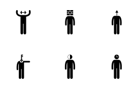 People Characteristic Behavior Attitude 1 icon set