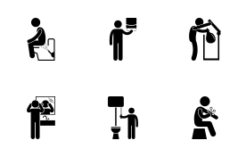 Personal Hygiene icon set