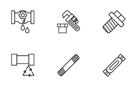 Pipe and fitting outline