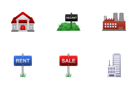 Property and Real Estate icon set