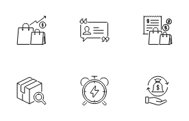 Sales & Marketing line icon