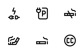 Signs icon set