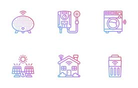 Smart Home icon set