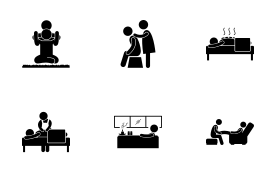 Spa Services icon set