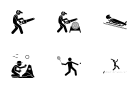 Sport and Games with Alphabet L (Part 2 of 2) icon set