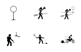Sport and Games with Alphabet R (Part 1 of 4) icon set