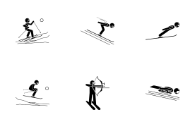 Sport and Games with Alphabet S (Part 3 of 9) icon set