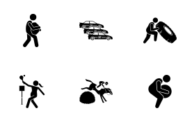 Sport and Games with Alphabet S (Part 8 of 9) icon set