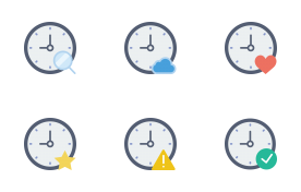 Stopwatch and Time Icons