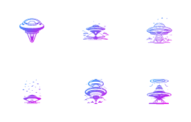 ufo gradient