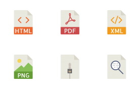 Vector File Types Icons