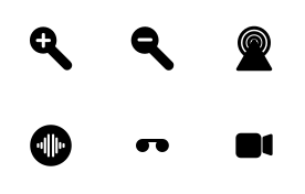 Vector illustration of thin line icons for business