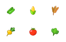 Vegetable Icons Set
